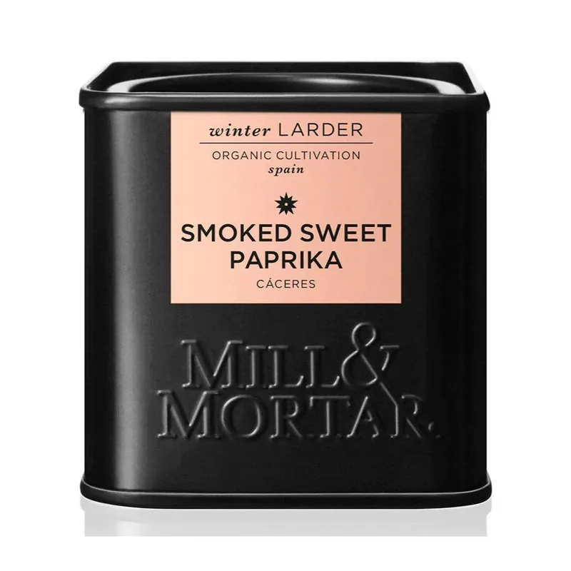 Ograniczona ilość Słodka wędzona papryka organiczna 30 g, Mill & Mortar