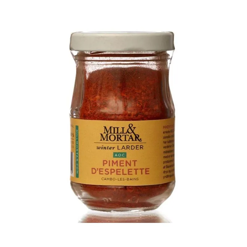 Wybór klientów Chili Piment d'Espelette 40 g, płatki, Mill & Mortar