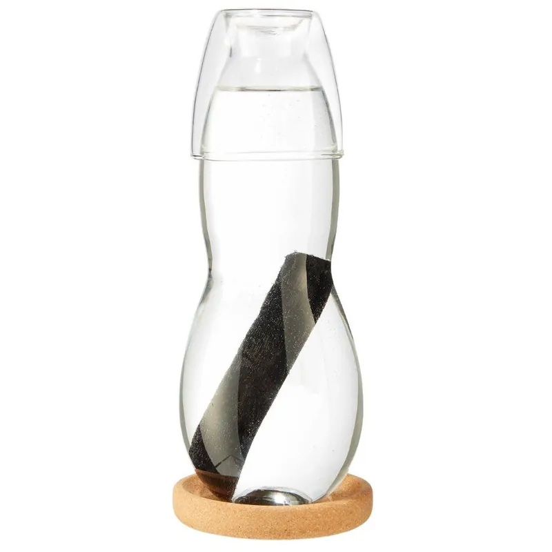 Sprawdź teraz Karafka na wodę EAU GOOD 800 ml, przezroczysta, szklana, Black+Blum