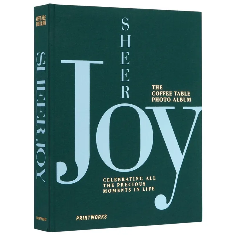 Łatwy zwrot Album na zdjęcia SHEER JOY, zielony, Printworks