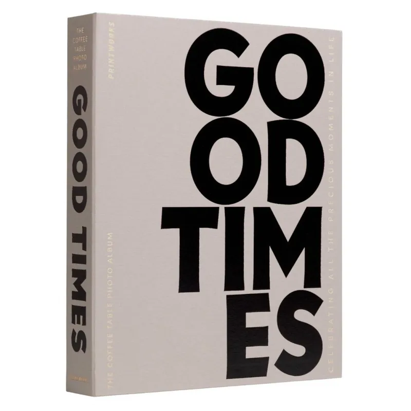 Album na zdjęcia GOOD TIMES, szary, Printworks Super okazja