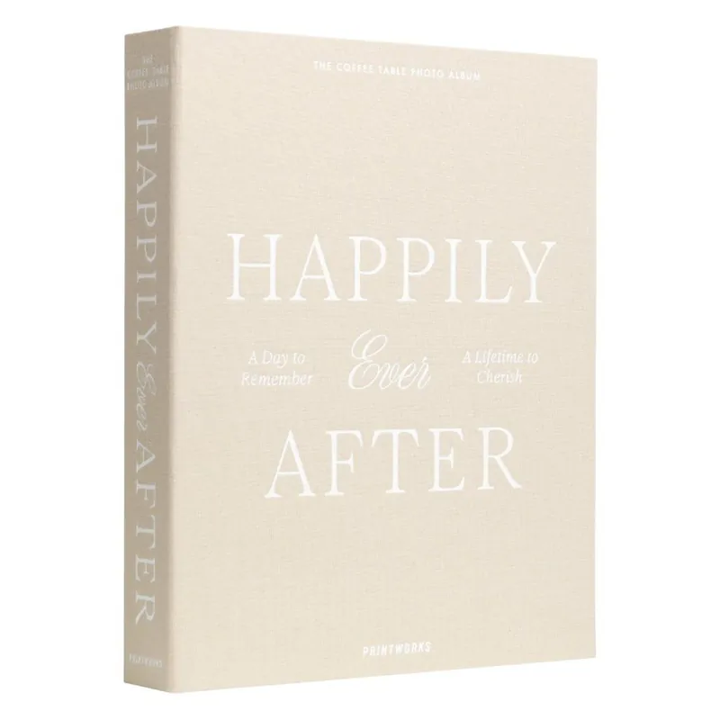 Album na zdjęcia HAPPILY EVER AFTER, beżowy, Printworks Tylko dziś