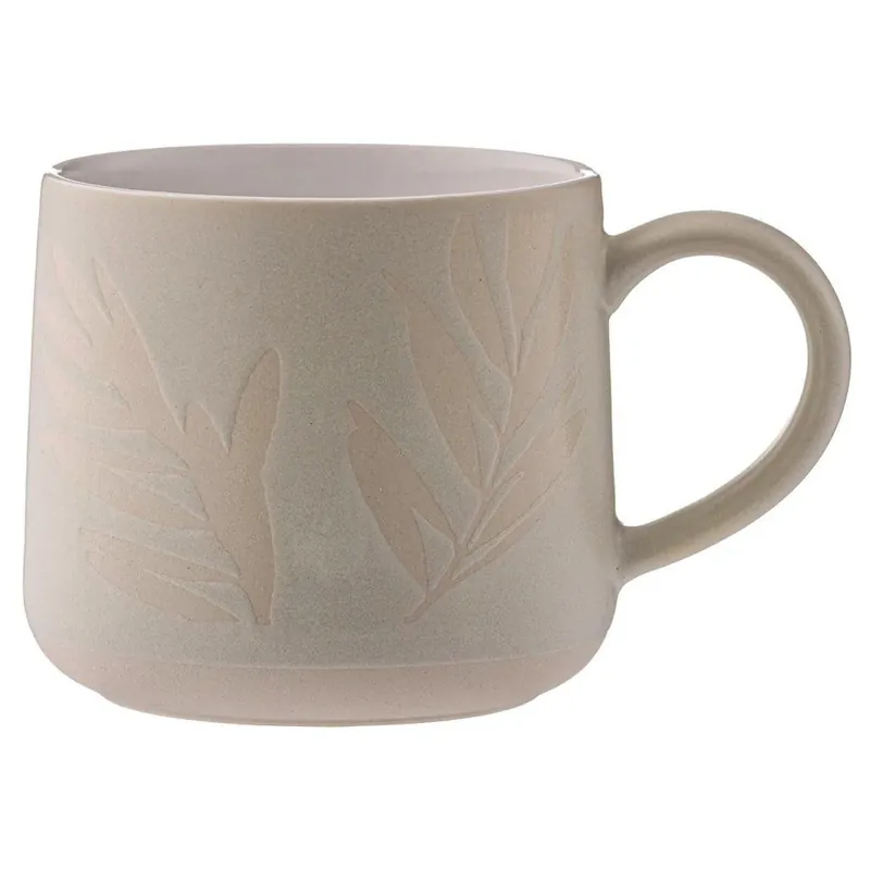 Kubek BOTANICAL OLIVE LEAF 400 ml, szary, kamionka, Mason Cash Wyjątkowa oferta