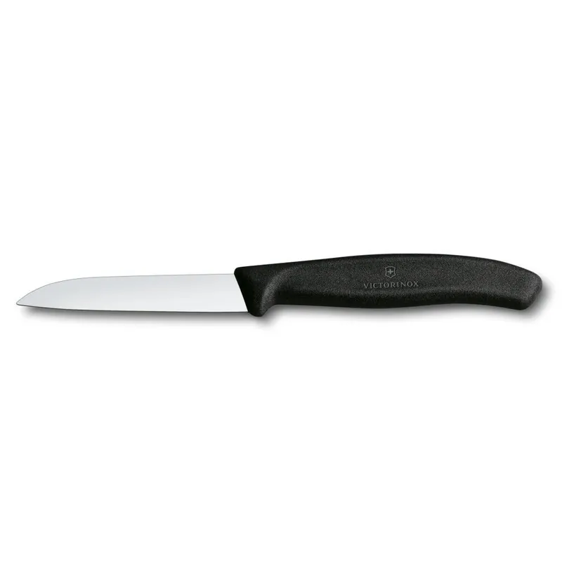 Dodaj do koszyka Nóż do warzyw 8 cm, czarny, plastikowy, Victorinox