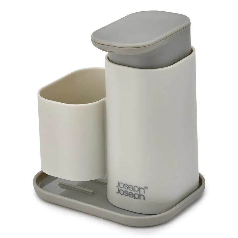 Dozownik do mydła DUO 851679 240 ml, szary, plastikowy, Joseph Joseph Do wyczerpania zapasów