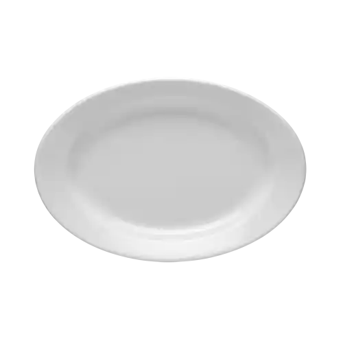 LUBIANA KASZUB Półmisek Owalny Na Przekąski 38 cm Biały Porcelana Do Ryb Sprawdź teraz