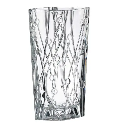 BOHEMIA LABYRINTH Wazon Szklany Na Kwiaty 35,5 cm Nowoczesny Flakon Dodaj do koszyka