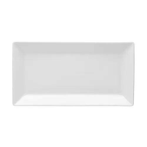 LUBIANA CLASSIC Półmisek Prostokątny Na Przekąski 28,5 cm Biały Porcelana Taniej