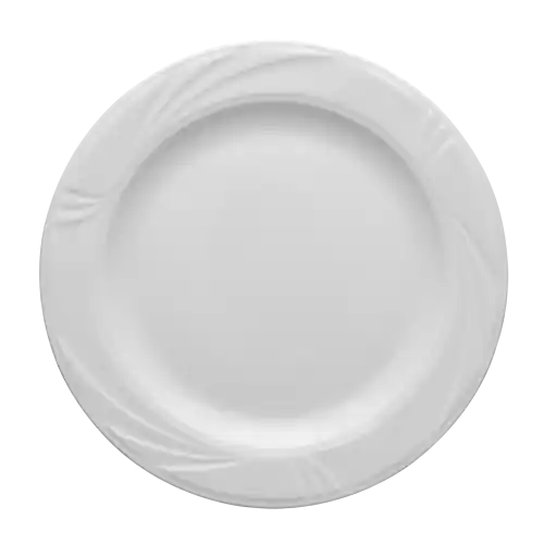 Łatwy zwrot LUBIANA ARCADIA Talerz Obiadowy Płytki 1 Szt. Porcelanowy 27 cm Biały