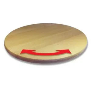 Oferta czasowa Deska obrotowa do pizzy i serów drewniana 35 cm PRACTI