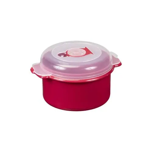 Pojemnik do mikrofalówki 500 ml Micro Czerwony Plast Team Wyprzedaż
