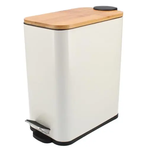 Dostępne od ręki Kosz metalowy z pedałem Szary Easyform 5 L