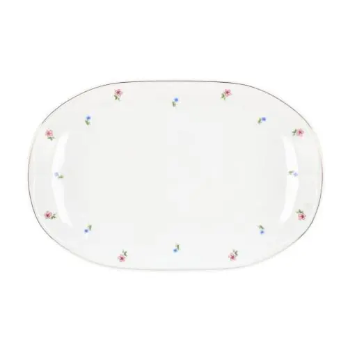 Darmowa dostawa LUBIANA JASTRA Półmisek Owalny Na Przekąski 33 cm Design Złota Linia