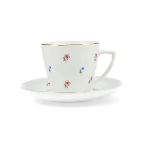 Filiżanka ze spodkiem Beata/Dorota Lubiana 350 ml/17.5 cm Ekspresowa dostawa