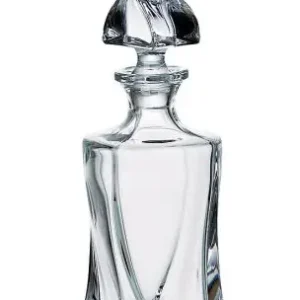 BOHEMIA QUADRO Karafka Do Whisky Szklana 400 ml Kryształ Na Prezent Darmowy zwrot