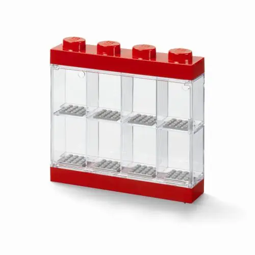 Sprawdź teraz Gablotka na 8 minifigurek Czerwona LEGO