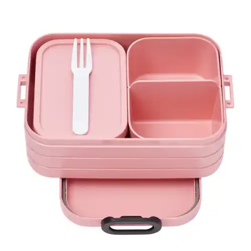 Lunchbox składany zamykany różowy Ostatnie sztuki