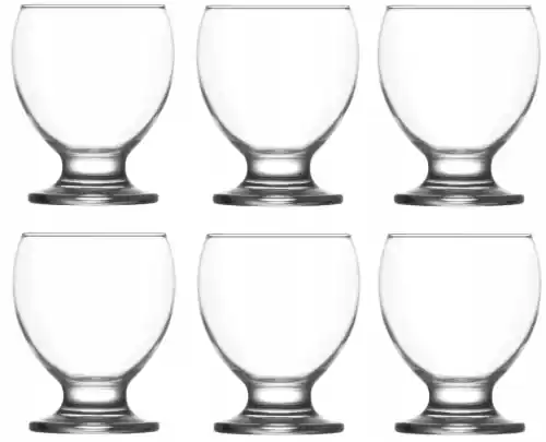Wysoka jakość LAV TEO Zestaw Komplet 6 Szklanek Do Drinków Wody Napojów SZKLANKI 250 ml