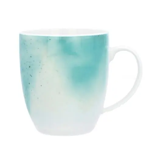 Oferta limitowana LUBIANA KOSMOS Kubek Do Kawy Herbaty Porcelanowy Ceramiczny Niebieski 380ml