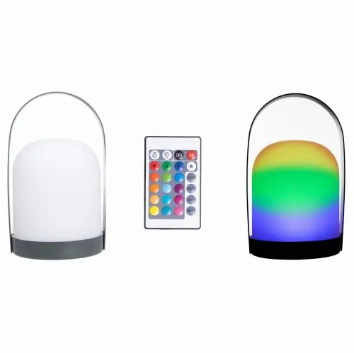 Wyjątkowa oferta LAMPA PRZENOŚNA LAMPION LED Z UCHWYTEM Z TWORZYWA SZTUCZNEG 14 x 25 CM