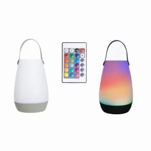 Lampa RGB przenośna LED ogrodowa lampion pilot Hit sprzedaży