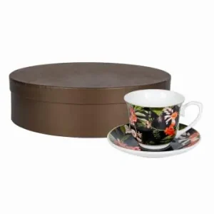 6 x Filiżanka Ze Spodkiem Do Kawy 250 ml Serwis Kawowy Porcelana Livello Tylko dziś