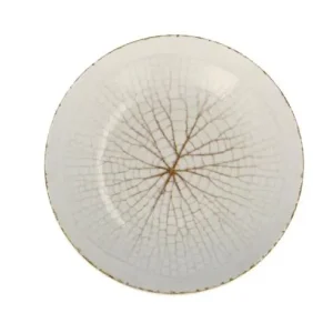 Kup teraz LUBIANA ROMA Talerz Obiadowy Głęboki Do Zupy 1 Szt. 22 cm LEAF3 9036