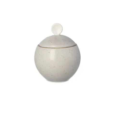 Najlepsza cena LUBIANA VENUS Cukiernica Porcelanowa Z Pokrywką 250 ml KOLORY ZIEMI SIWY