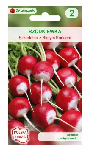 Dodaj do koszyka Rzodkiewka Szkarłatna gruntowa nasiona 10g