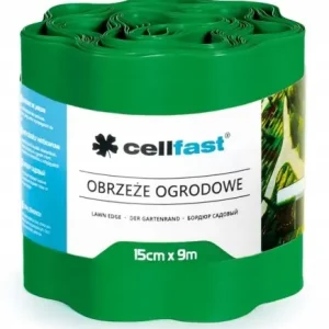 Obrzeże plastikowe ogrodowe zielone 15cm x 9m Darmowa dostawa