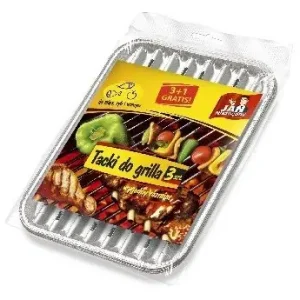 Tacki prostokątne aluminiowe na grilla 3 szt Niska cena