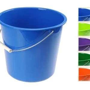 Wiadro plastikowe gospodarcze 10l multikolor Nowość