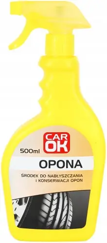 Płyn środek do czyszczenia nabłyszczania opon 500ml Dostępne od ręki