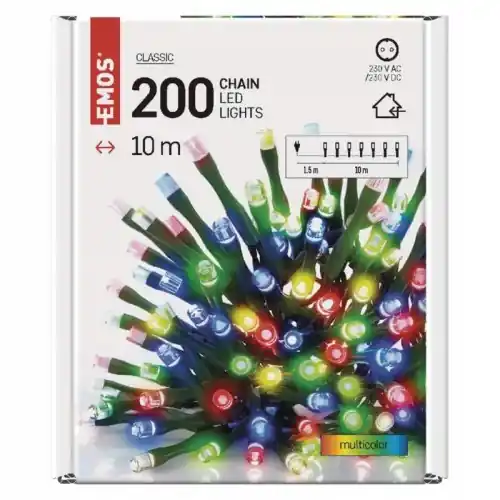 Tani Lampki choinkowe cherry 10M 200 LED wielokolorowy