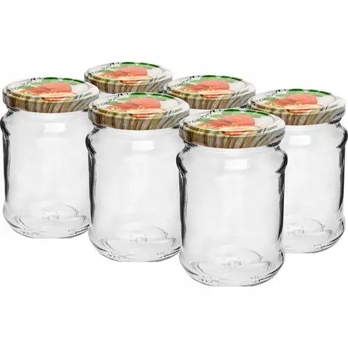 Obniżka ceny Słoik szklany na przetwory z zakrętką 250ml 6szt