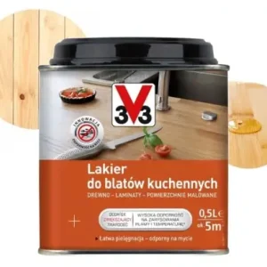 Lakier do blatów kuchennych bezbarwny 0,5l Ostatnia szansa
