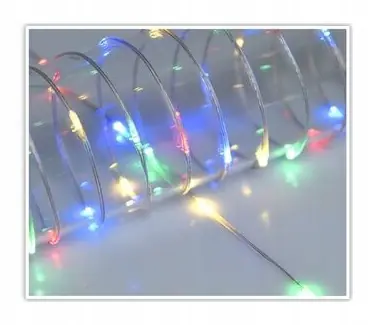 Rabat Lampki choinkowe świąteczne multikolor 40 LED 195 cm