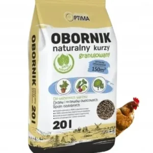 Ograniczona ilość Obornik naturalny kurzy granulowany nawóz 20 L