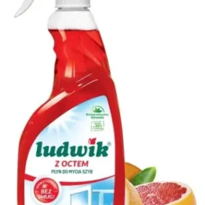 Ludwik Płyn do mycia szyb i glazury z octem 600 ml grapefruit Ograniczona ilość