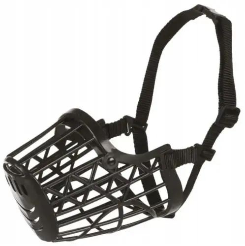 Szybka wysyłka Trixie Kaganiec plastikowy dla psa L 31 cm czarny