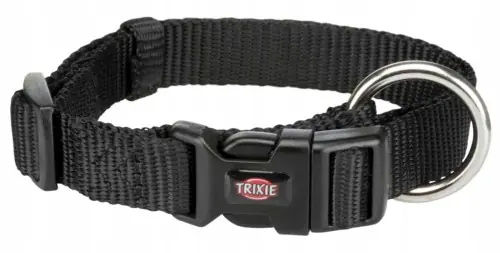 Trixie Obroża czarna regulowana dla psa 30-45cm/15mm Ostatnie sztuki