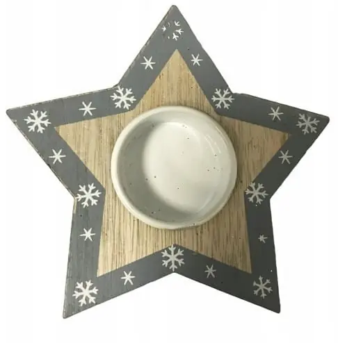 Świecznik świąteczny na tealight 13 cm Zniżka