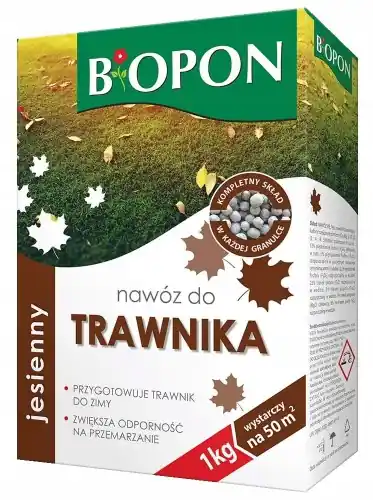 Cena promocyjna Biopon Nawóz jesienny do trawnika 3 kg granulat