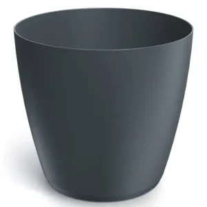 Szybka wysyłka Doniczka antracytowa matowa plastikowa 17,8x16,4 cm osłonka gładka Mate