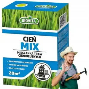 Taniej Mieszanka traw Cieńmix 0,5kg Trawnik do miejsc zacienionych odporny na cień