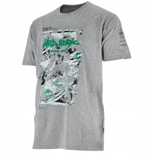 Koszulka męska T-shirt robocza Bono Painter szara XL Stalco Darmowa dostawa
