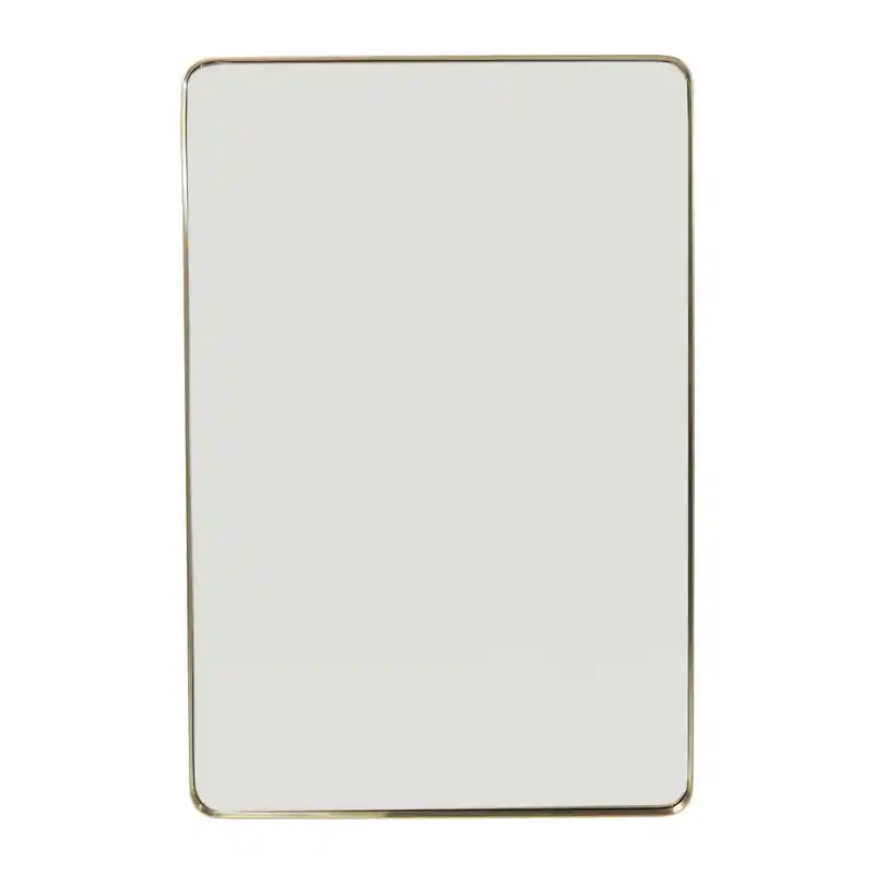 Wybór klientów Lustro Curve Rectangular Brass 120x80cm Kare