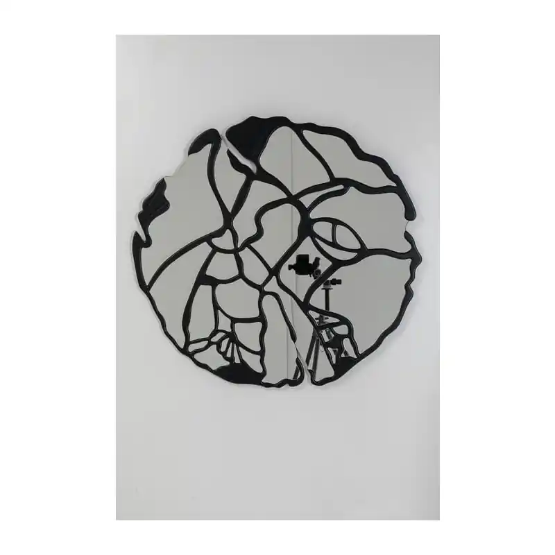 Darmowy zwrot Lustro Pieces Matt Black Kare