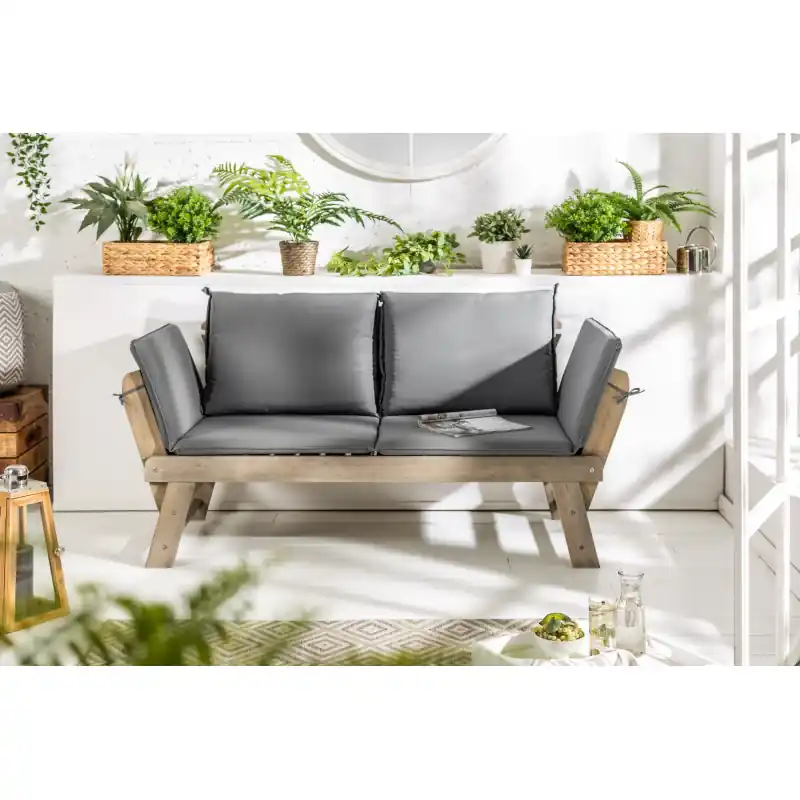 Ekspresowa dostawa Ławka ogrodowa Modular 152cm Akazie Grey - Invicta