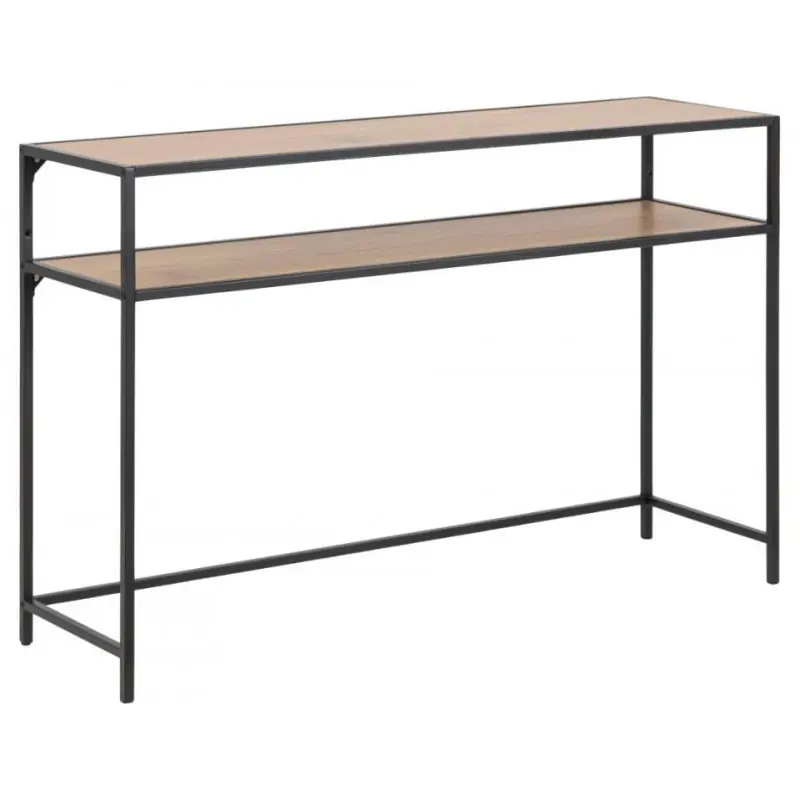 Oferta limitowana Konsola Seaford brązowy-czarny 120-35cm Actona